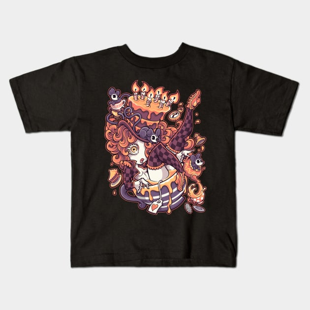 Merry Unbirthday Kids T-Shirt by JEHSEE